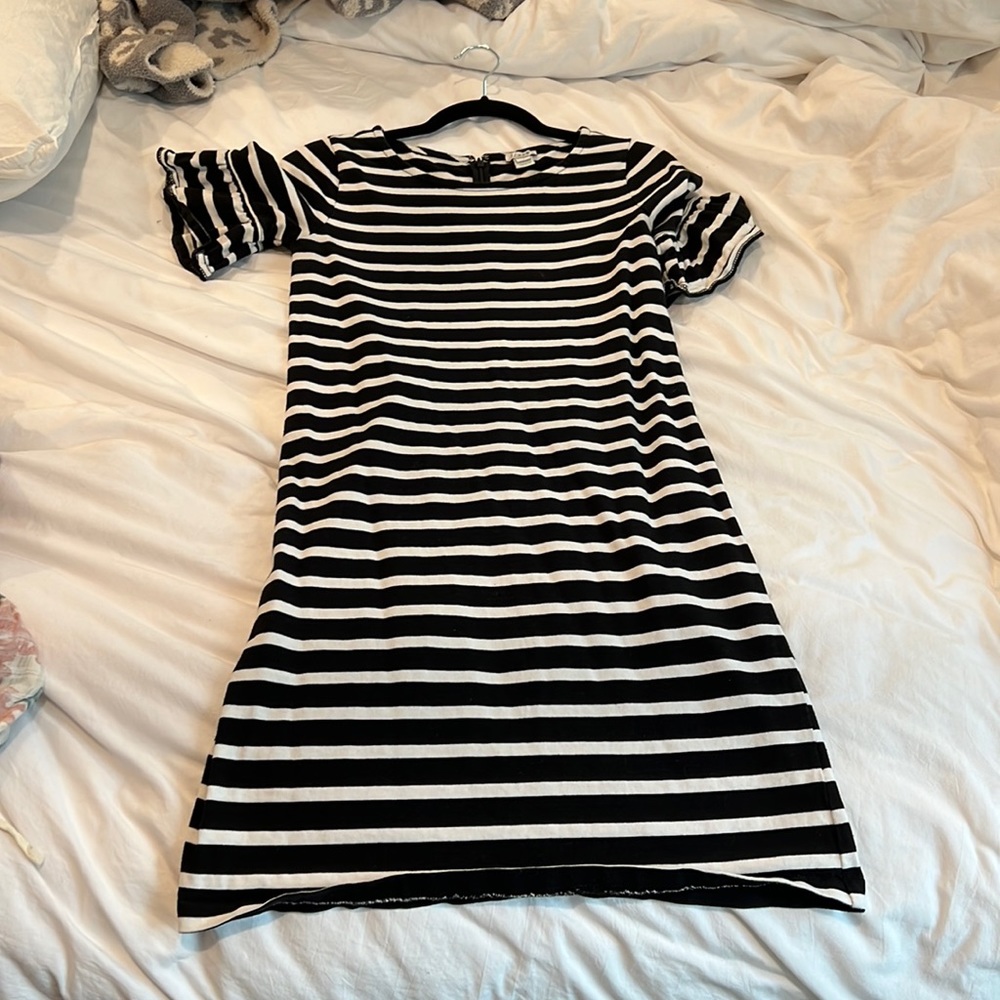 J crew striped dress
